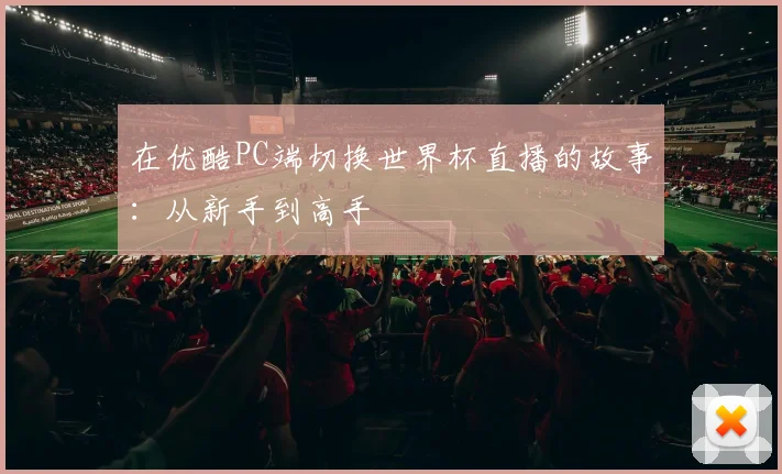在优酷PC端切换世界杯直播的故事:从新手到高手